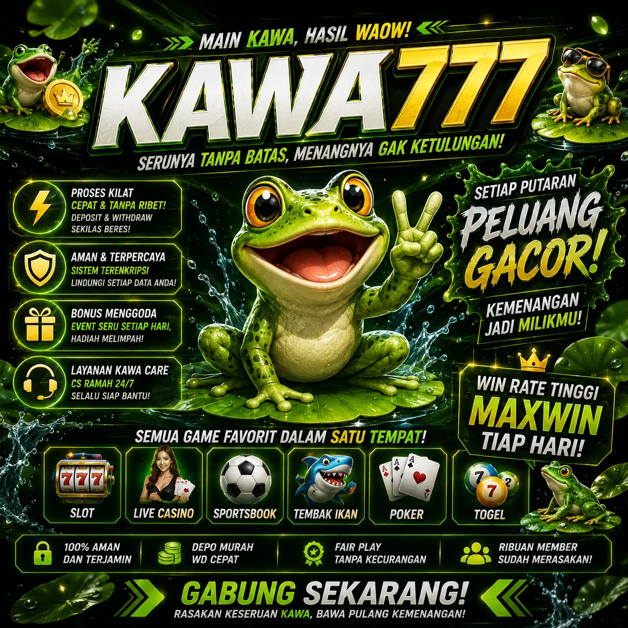 KAWA777 Banner